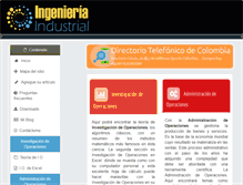 Tablet Screenshot of ingenieria-industrial.net